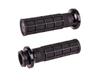 ODI Harley Hart‑Luck Full‑Waffle Grips Solid Black V31HTW