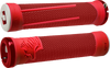 ODI AG‑2 Lock‑On Grips 2.1 Red/Fire Red – 135mm ATV PWC Jet Ski E‑Bike MTB BMX grips – thumb throttle compatible – 10% off