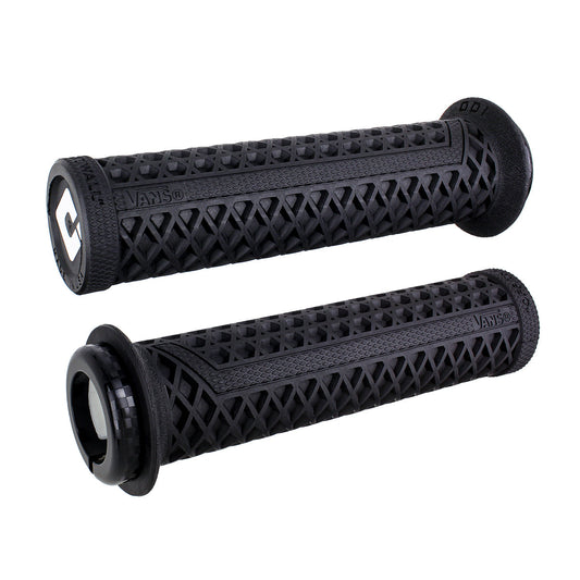 ODI VANS LOCK-ON GRIPS Checkered 2.1 (135 mm Length) for ATV's PWC Jet Ski E-bike with Thumb Throttle Only