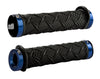 ODI X‑Treme V2 Lock‑On ATV grips Black/Blue colorway with diamond‑plate comfort pads