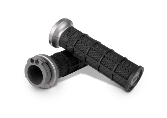 ODI HARLEY-DAVIDSON 1984+ CABLE: V-TWIN LOCK-ON™ HART-LUCK SIGNATURE FULL-WAFFLE GRIP SET