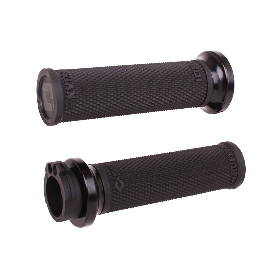 ODI HARLEY-DAVIDSON 1984+ CABLE: RUFFIAN V-TWIN LOCK-ON™ GRIP SET