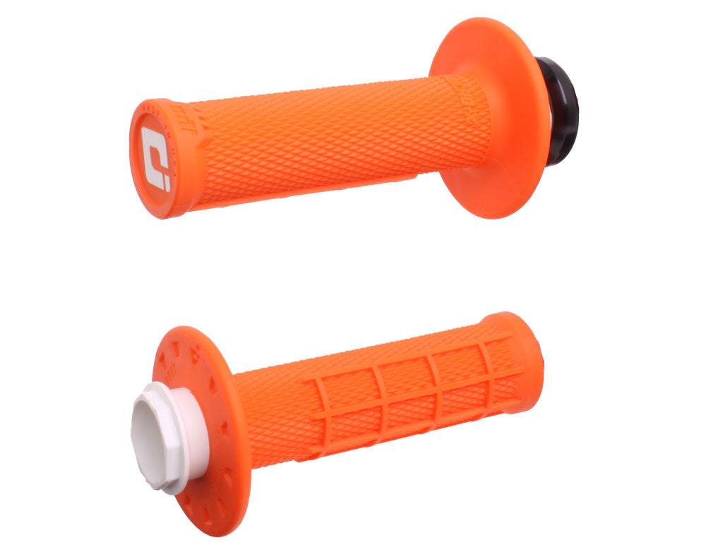 MICRO-X HALF-WAFFLE V2 Mini Bike Motorcycle Offroad Dirtbike LOCK-ON GRIP SET KTM 50SX & SX-E2/3/5, GAS GAS MC50,MC-E2/3/5 & HUSQVARNA TC50 & EE-2/3/5
