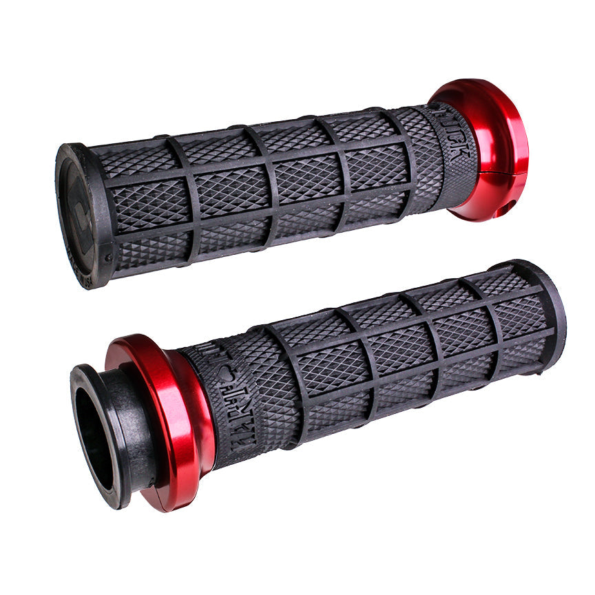 ODI INDIAN 2018+ TOURING: V-TWIN LOCK-ON™ HART-LUCK SIGNATURE FULL-WAFFLE GRIPS SET