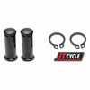 Drag Specialties Black Pivot Pin & Clip Kit – 2‑Pack – Replaces OEM 11143 / 45032‑82 – Fits Harley Big Twin 1999‑2017 & Sportster 1996‑2003