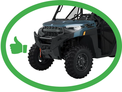 KFI #102170 Winch Mount – Polaris Ranger XP 1000 / Crew / NorthStar / Kinetic (2018–2027) – USA Made Heavy‑Duty Winch Bracket
