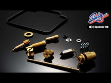 Load and play video in Gallery viewer, KAWASAKI MULE KAF 2500 2510 2520 97-00 CARBURETOR REBUILD KIT CARB REPAIR SHINDY JAPAN
