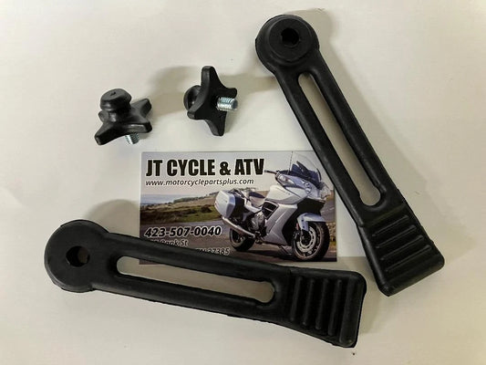 Yamaha Snowmobile Hood Strap & Post Kit – Set of 2 Straps + 2 Posts – Replaces 8V0‑77171‑00 / 8V0‑77175‑00 – Fits Exciter, Exciter II, Inviter