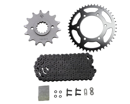 JT X1R3 Expert HD X Ring Chain Sprocket Kit Kawasaki EX250 Ninja 88 06 520 Xring 106 Link 14T 45T OE Gearing 8929 Lbs Tensile Strength Heavy Duty