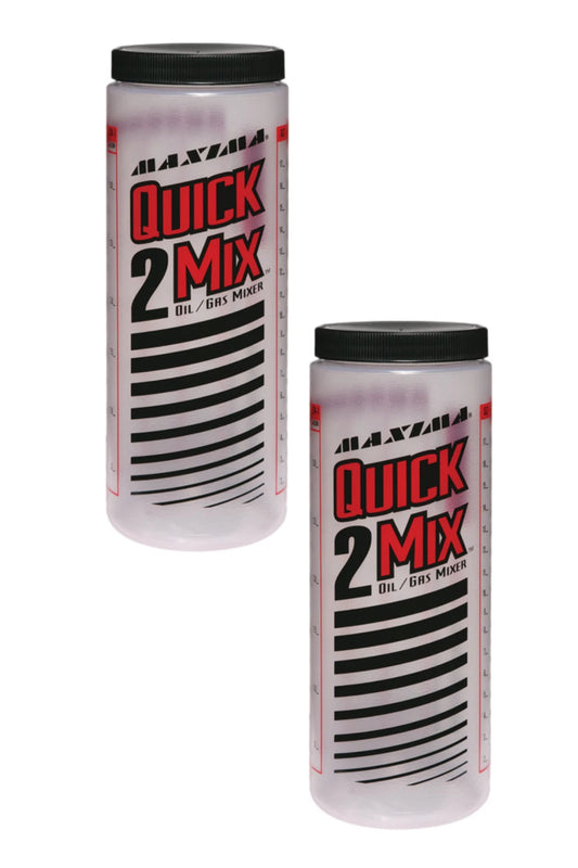2 COUNT MAXIMA QUICK 2 MIX 2-Stroke Oil to Gas Ratio Mixer Pre-Mix Measuring Cup