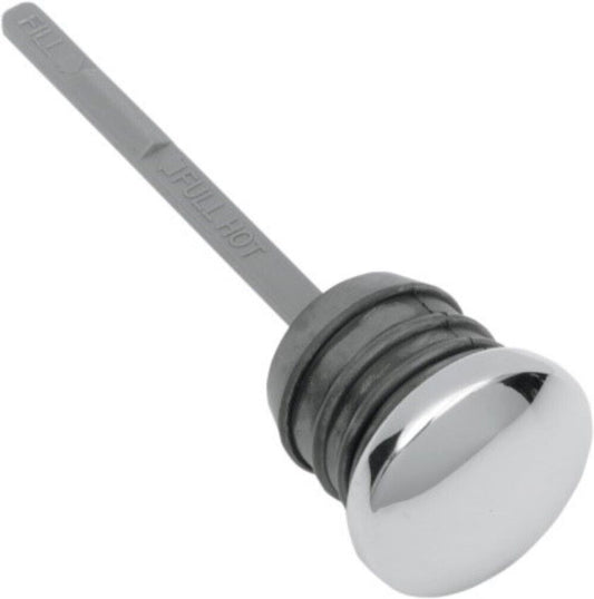 Drag Specialties Chrome Oil Dipstick for Harley Davidson FLST FXST Fat Boy Softail 00-17 Replaces # 62845-00A