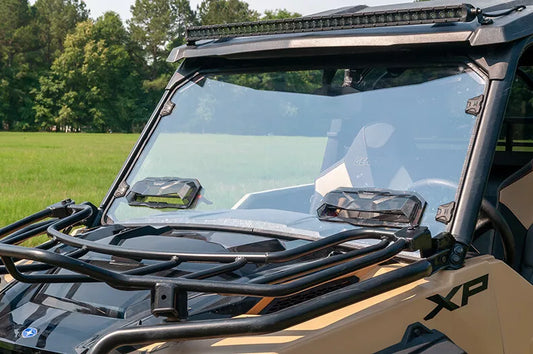 Seizmik Toolless Vented Windshield 2016-Up Polaris General 1000 XP ProFit UV Resistant Polycarbonate