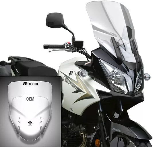 SUZUKI VSTROM DL650 DL1000 NC VSTREAM WINDSHIELD MADE IN USA HARDCOATED