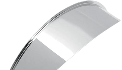 Drag Specialties 7 Inch Chrome Steel Headlight Visor Fits Harley FX FL XL Models Custom Look Easy Install Made in Taiwan