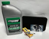 Polaris Outlaw 50 Predator 50 oil change tune up kit with Moose Offroad 10W‑50, air filter, and NGK CR6HSA