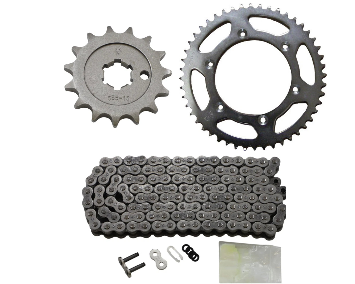 JT X1R Expert HD X Ring Chain Sprocket Kit Yamaha XT225 Serow 92 06 428 Xring 124 Link 15T 45T OE Gearing Heavy Duty 6173 Lbs Tensile Strength