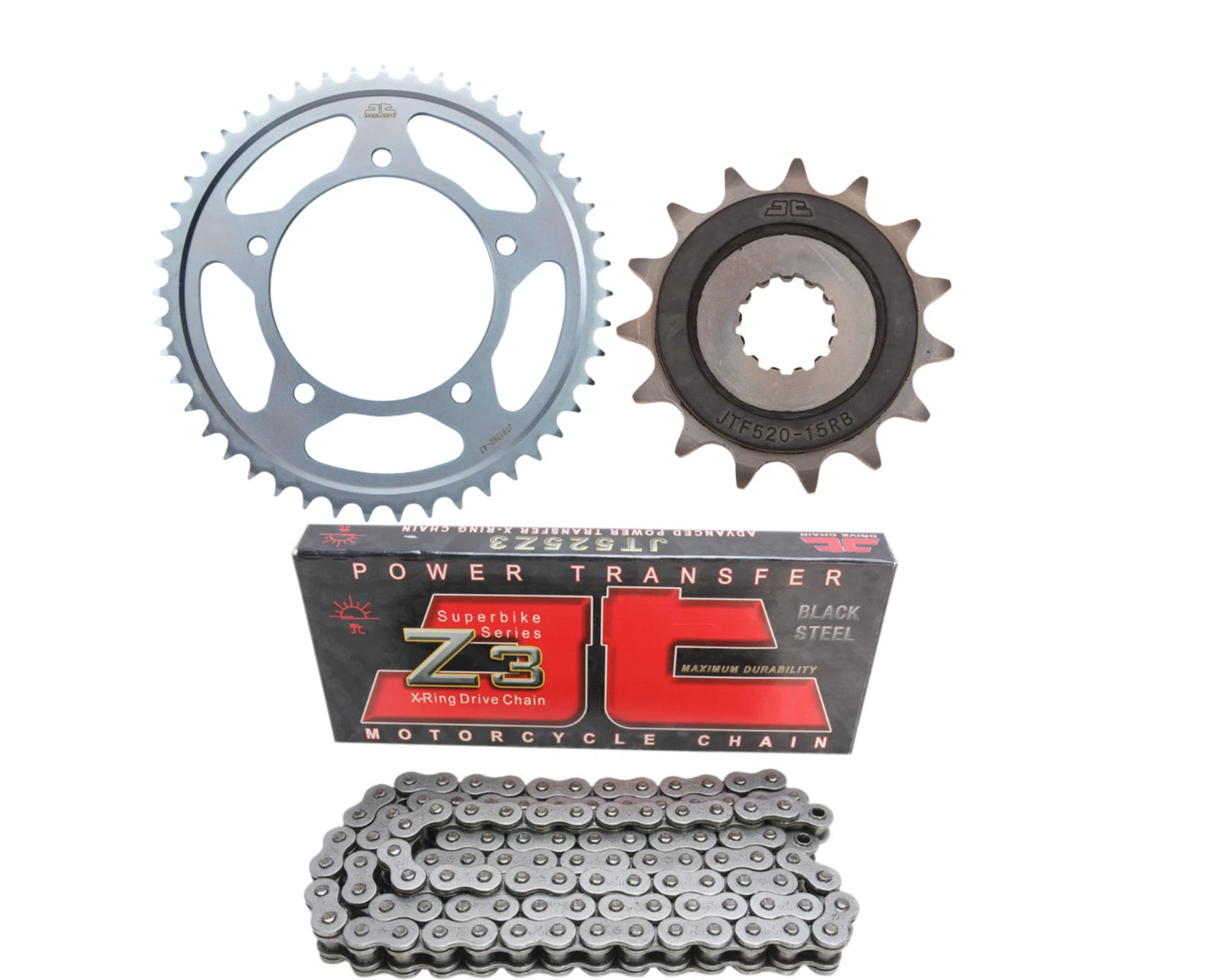 Suzuki DL650 V-Strom 04-22 Z3 EXPERT 525 CHAIN SPROCKET KIT 10,935 LBS TENSILE