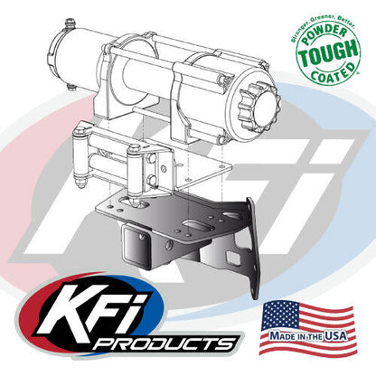 KFI Rear 2" Inch Hitch Receiver Can Am Maverick 1000 2013-2015 NOT XDS