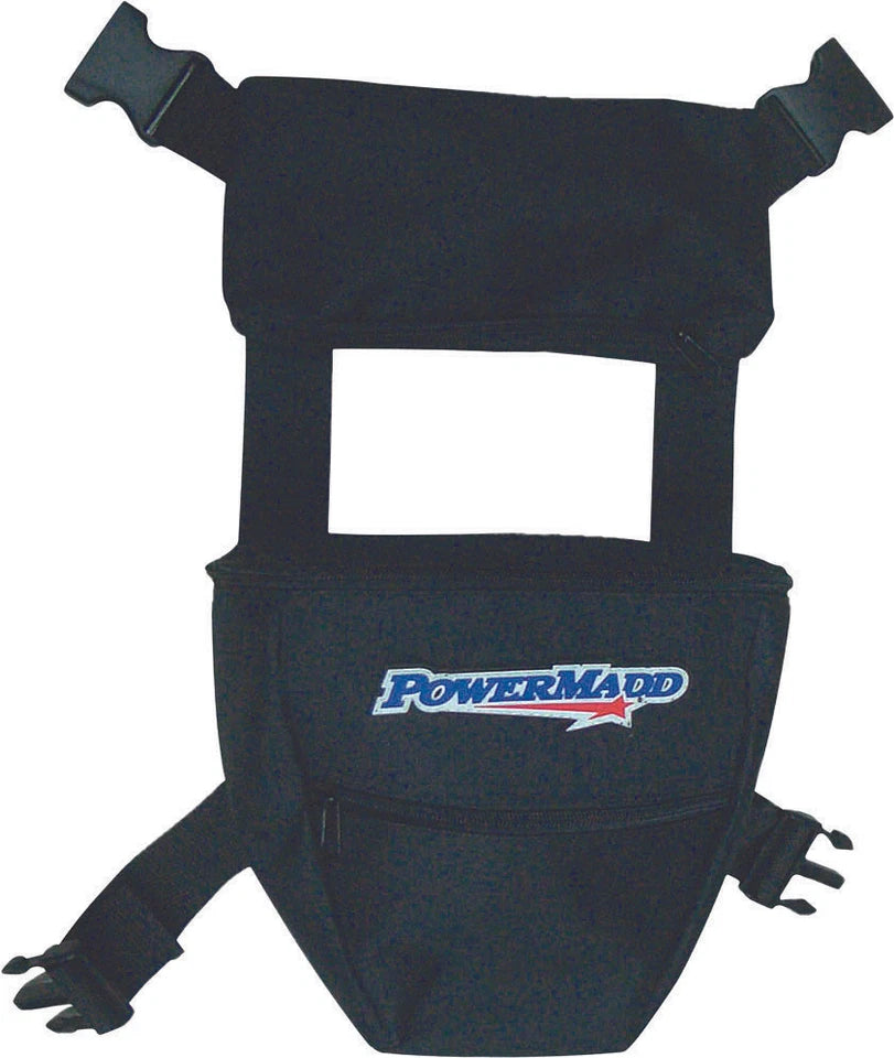 Powermadd Handlebar Riser Bag Universal Storage Bag – Fits ATV, Motorcycle, Bicycle, Snowmobile