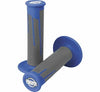 ProTaper Lock-On Full Diamond MX Grips Blue Grey for Yamaha YZ WR

