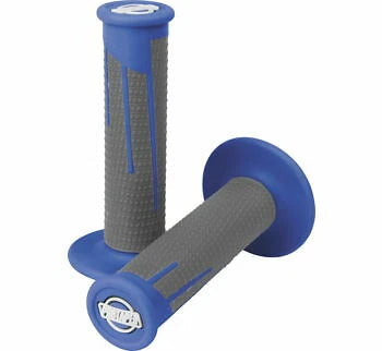 ProTaper Lock-On Full Diamond MX Grips Blue Grey for Yamaha YZ WR
