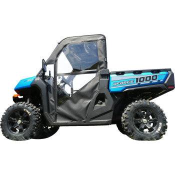 SEIZMIK 51-20985 Soft Cab Back Enclosure with Vinyl Zippered Doors Black CF Moto UForce 1000 4x4 2019-2025