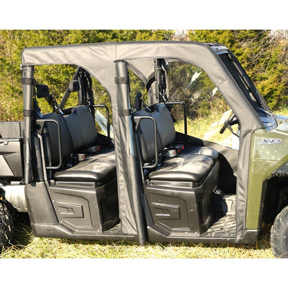 Seizmik Full Soft Doors Canvas / Vinyl with Zipper Polaris Ranger Crew XP 900 2014-2019 Models