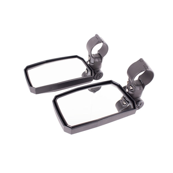 Seizmik TrailRider UTV Side x Side Rugged Breakaway Side View Mirrors (Pair) – Universal 1.75″ Inch Round Tube