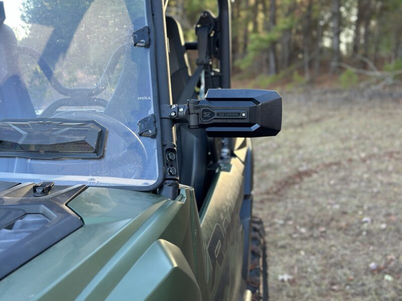 Seizmik Trail Rider Side View Mirror Set  – Clamp 2 Inch or 1.875 Inch Round Tube