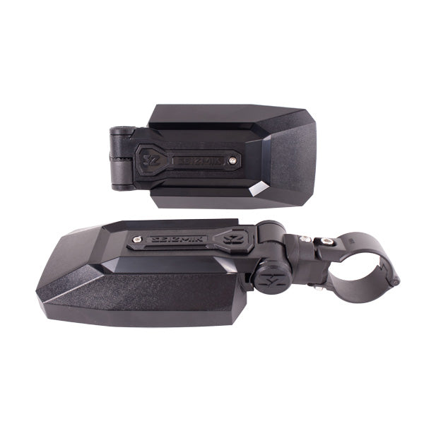 Seizmik Trail Rider Side View Mirrors Set (Pair) – Universal 1.75″ Inch Round Tube