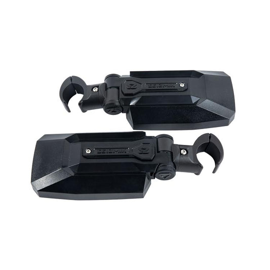 Seizmik Trail Rider Side View Mirrors Set (Pair) – Universal Adjustable Clamp Fits 1.75″ to 2″ ROPS