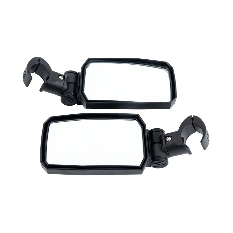 Seizmik Trail Rider Side View Mirrors Set (Pair) – Universal Adjustable Clamp Fits 1.75″ to 2″ ROPS