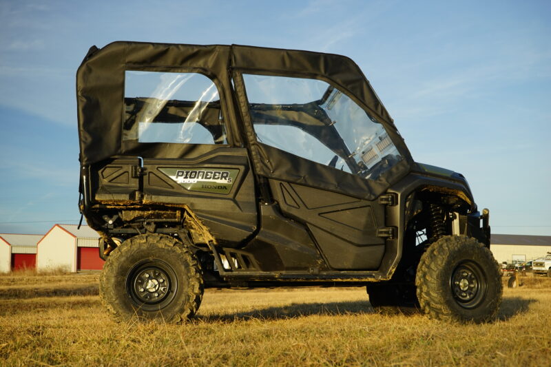 Seizmik Soft Upper Doors, Middle and Rear Windows with Zipper for  Honda Pioneer 1000-5