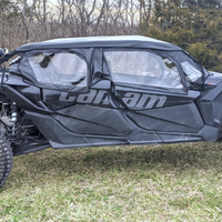 Seizmik Soft Upper Front & Rear Doors installed on Can‑Am Maverick X3 Max 4‑seat model