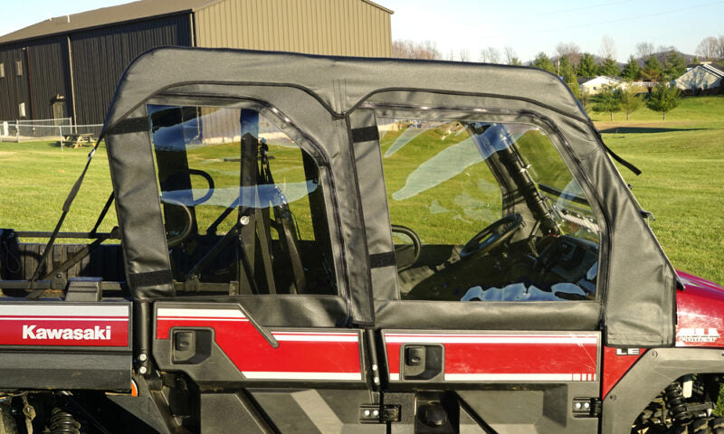 Seizmik Soft Upper Doors with Zipper for Kawasaki Mule Pro FXT 2015-2024