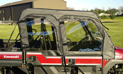 Seizmik Soft Upper Doors with Zipper for Kawasaki Mule Pro FXT 2015-2024