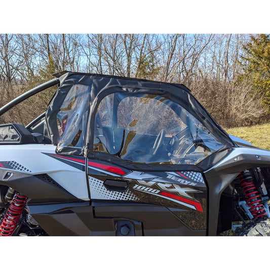 Seizmik Upper Soft Canvas / Vinyl Doors with Zipper Kawasaki KRX 1000 2020-2025 Models
