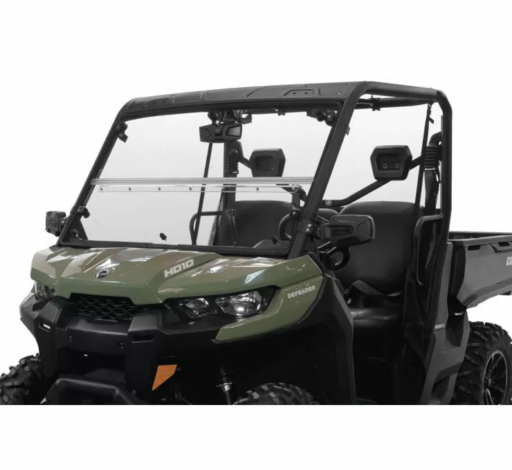 Can-Am Defender HD5 HD8 HD10 Full Front Folding Windshield 2016-2024 Seizmik