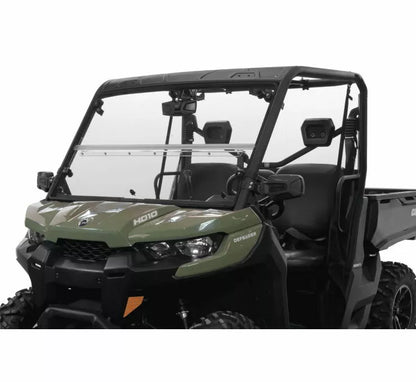 Can-Am Defender HD5 HD8 HD10 Full Front Folding Windshield 2016-2024 Seizmik