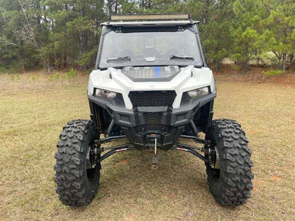 Seizmik Flip-Up Open Versa Vent Windshield (Scratch Resistant Polycarbonate)fits Polaris General 1000 2 + 4 Seaters