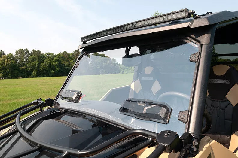 Seizmik Toolless Vented Windshield 2016-Up Polaris General 1000 XP ProFit UV Resistant Polycarbonate