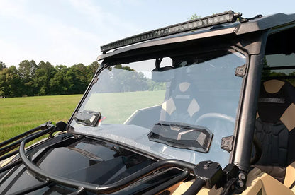 Seizmik Toolless Vented Windshield 2016-Up Polaris General 1000 XP ProFit UV Resistant Polycarbonate