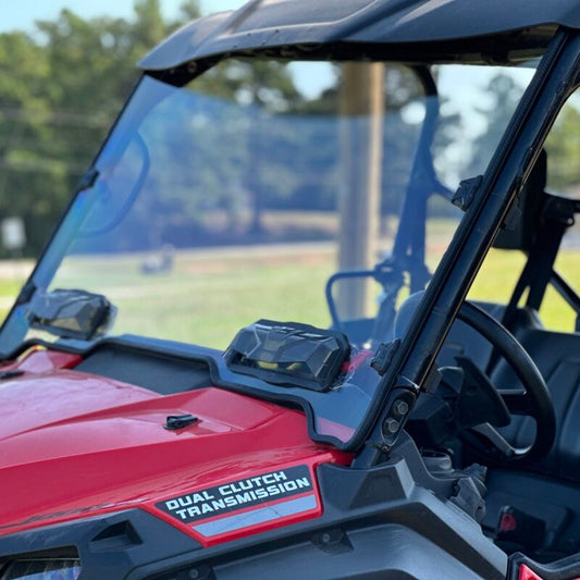Seizmik Toolless Versa-Vent Scratch Resistant Hard Coated Windshield for Honda Pioneer 1000