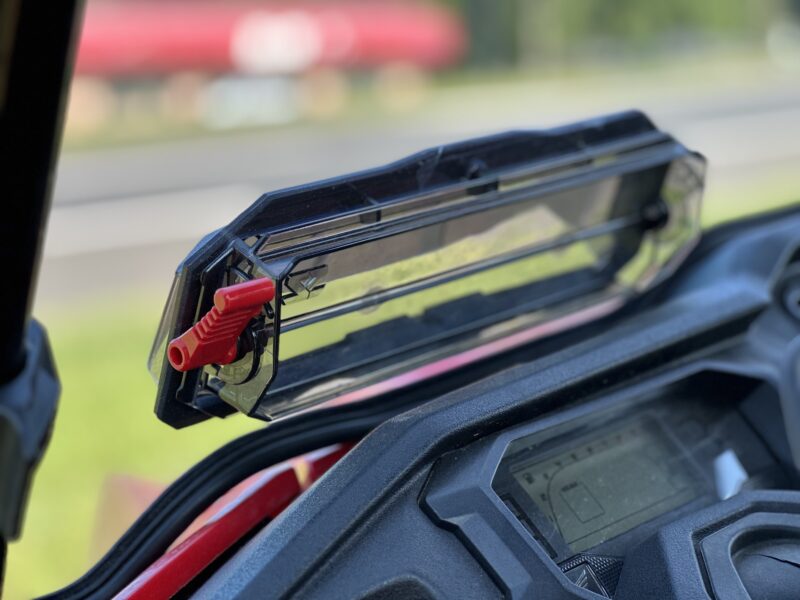 Seizmik Toolless Versa-Vent Scratch Resistant Hard Coated Windshield for Honda Pioneer 1000