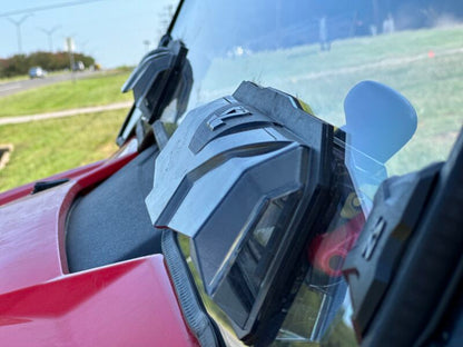 Seizmik Toolless Versa-Vent Scratch Resistant Hard Coated Windshield for Honda Pioneer 1000