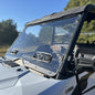 Seizmik Toolless Versa-Vent UV Resistant Polycarbonate Windshield Kit for Kawasaki Ridge