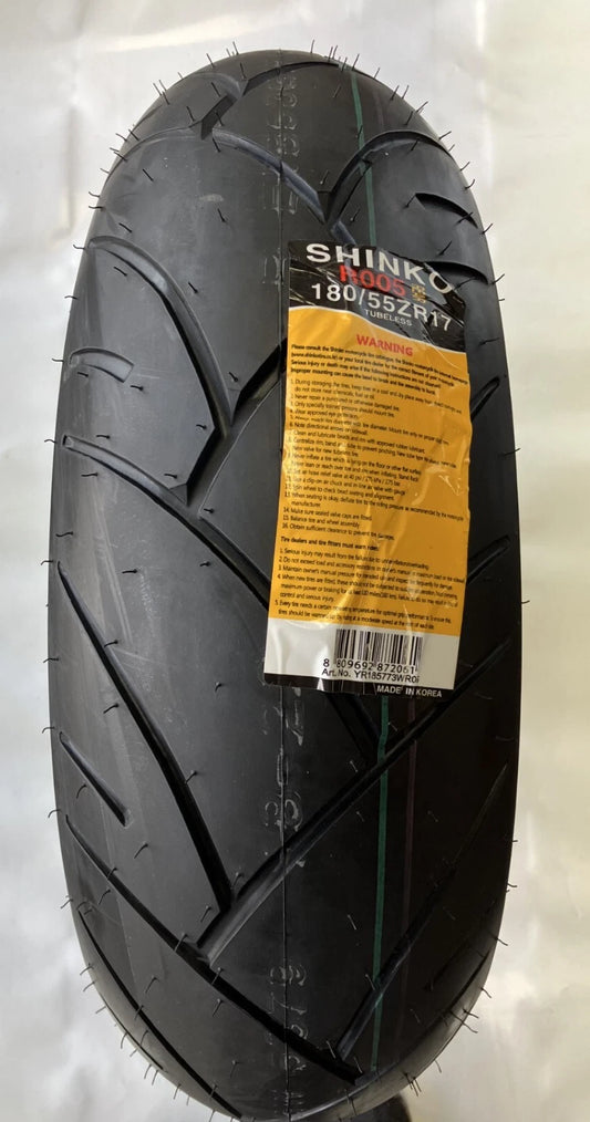 Shinko 180/55ZR17 Sport Rear Tire Motorcycle 005 Advance 180 55 17 Back
