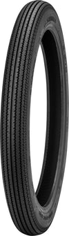 Shinko 270 Super Classic 3.00‑21 front motorcycle tire with vintage sawtooth tread and nylon carcass