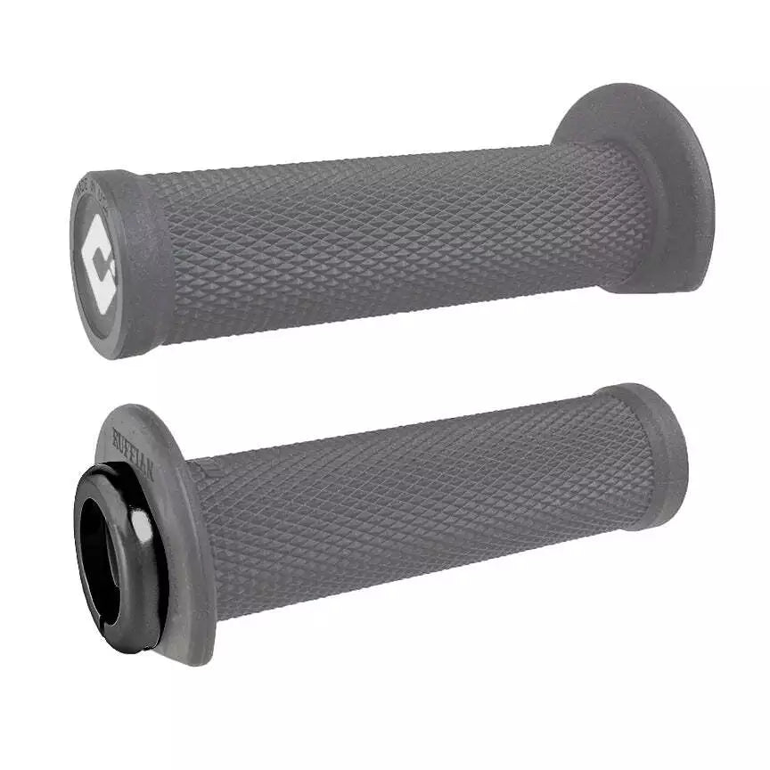 ODI LOCK ON RUFFIAN NO WAFFLE 2.1 LOCKING HANDLEBAR GRIPS 125mm Length ATV PWC JET SKI 7/8" THUMB THROTTLE