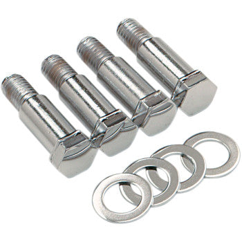 C-80-127H Softail Chrome Shock Mounting Hardware Bolts Washers Kit '84-'99 Softail
